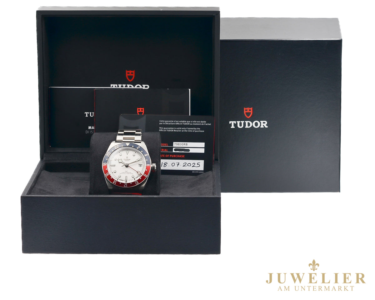 Tudor Black Bay GMT I White Pepsi I Box & Papers I 2025 I 79830RB