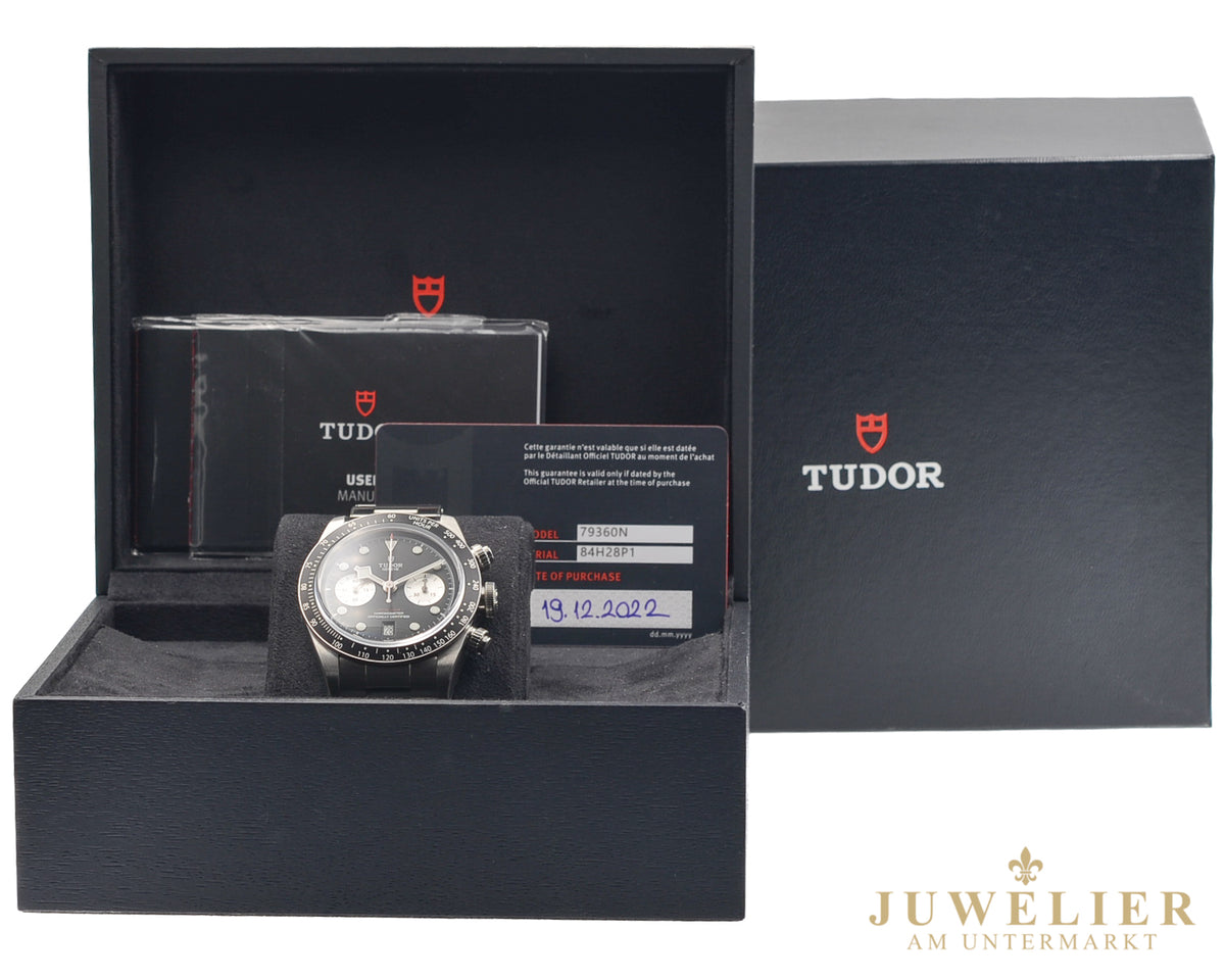 Tudor Black Bay Chrono I New with Sticker I Box & Papers I Ref. 79360N