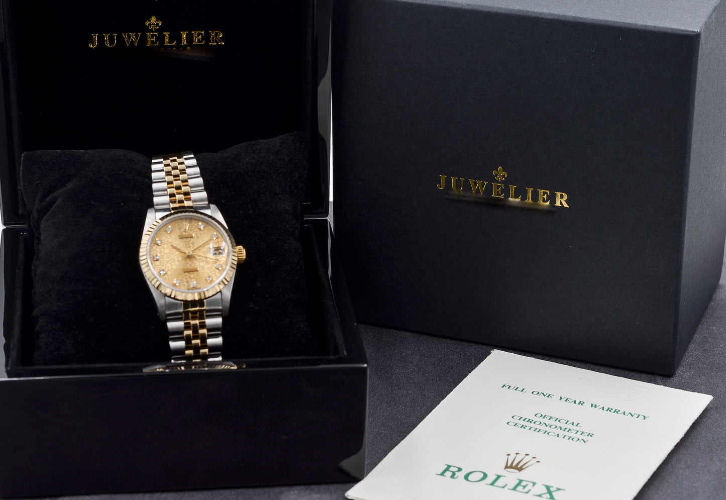 Rolex Datejust 31 I Medium I Diamond Dial I org. Papers I 68273