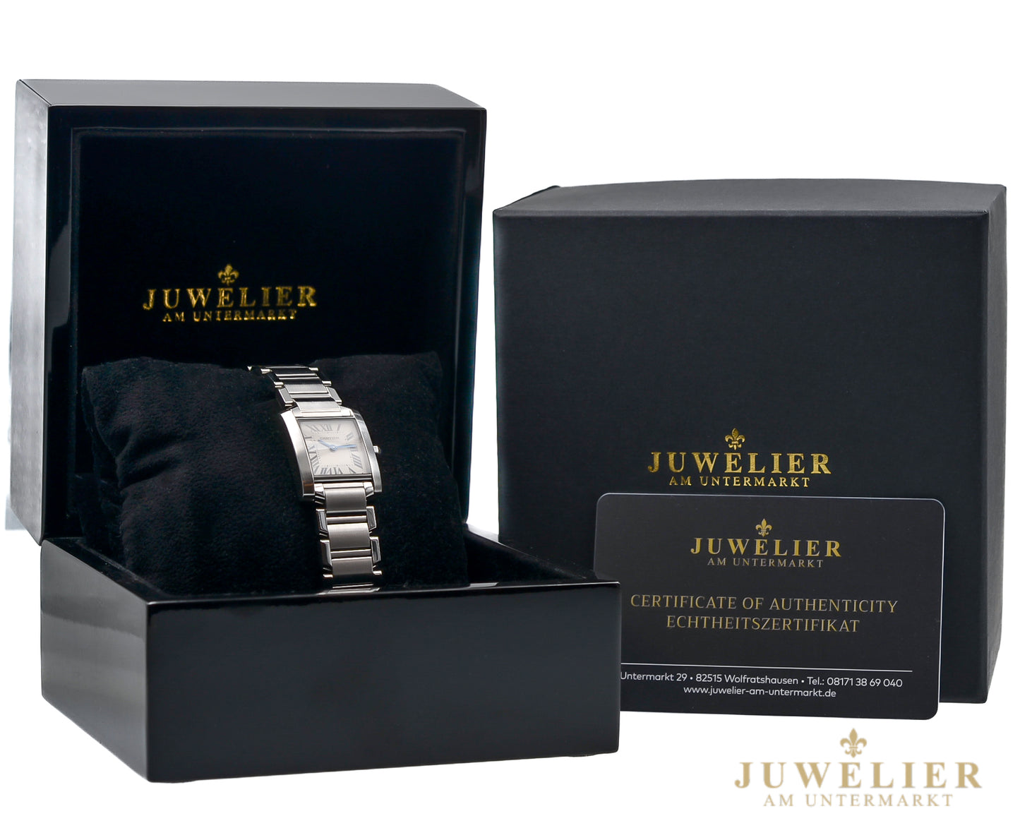 Cartier Lady Tank Francaise I Steel I Ref. 2384