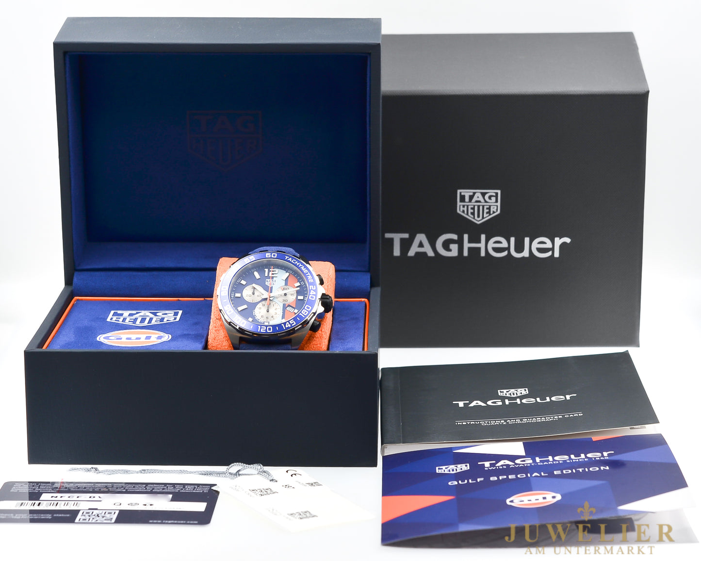 Tag Heuer Formula 1 Gulf Edition I NEW I Box & Papers