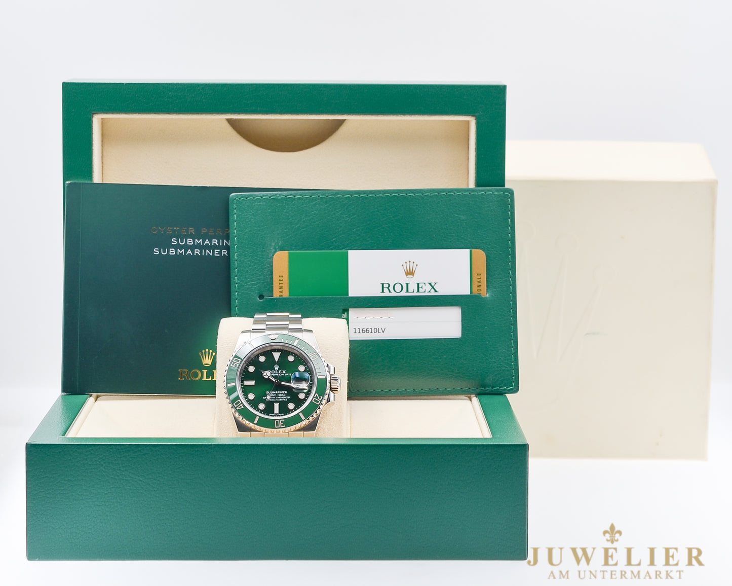 Rolex Submariner HULK I unpolished I Box & Papers I 2020 I 116610LV