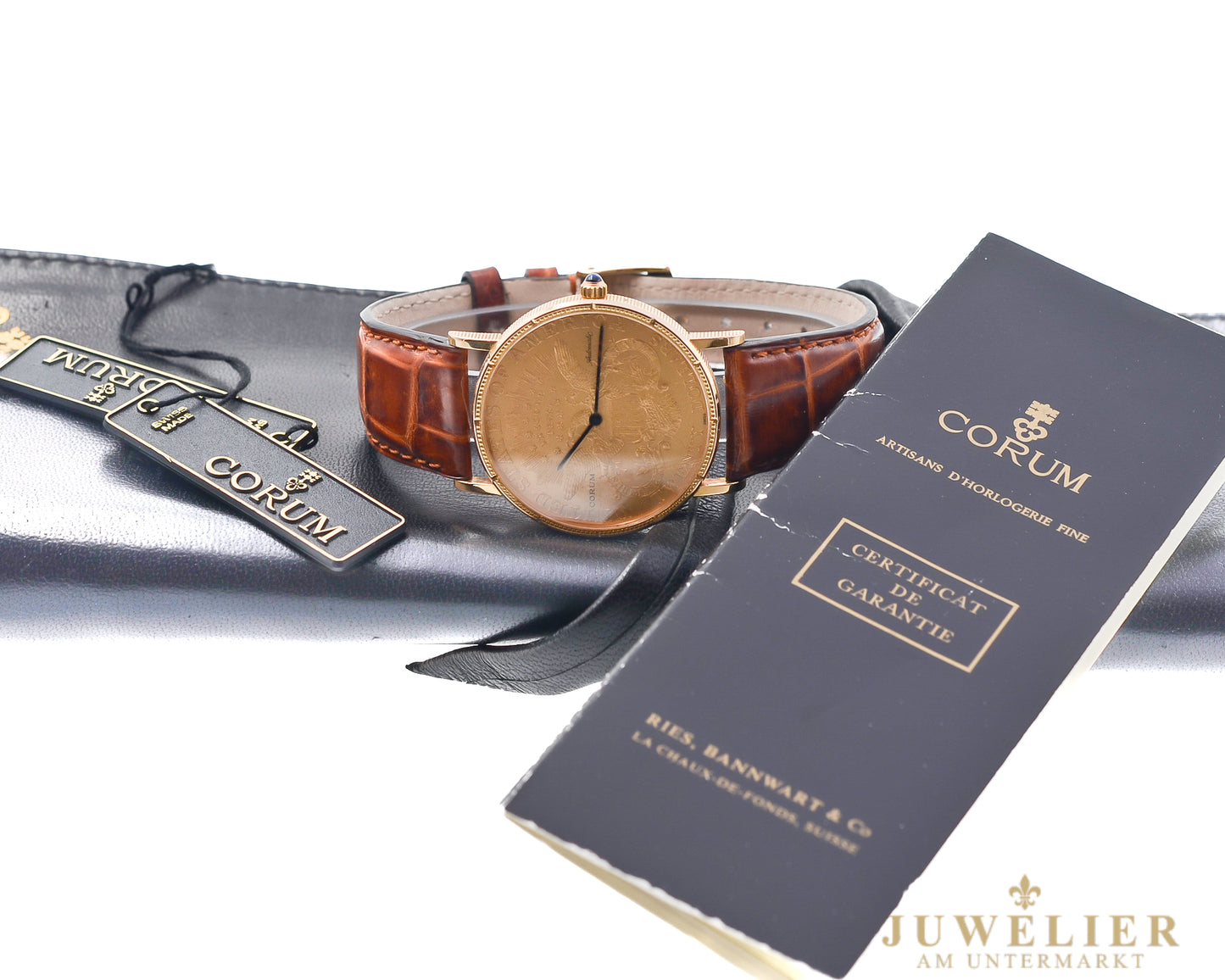 Corum Coin Watch I 20 Dollar$ I Box & Papers I 36mm