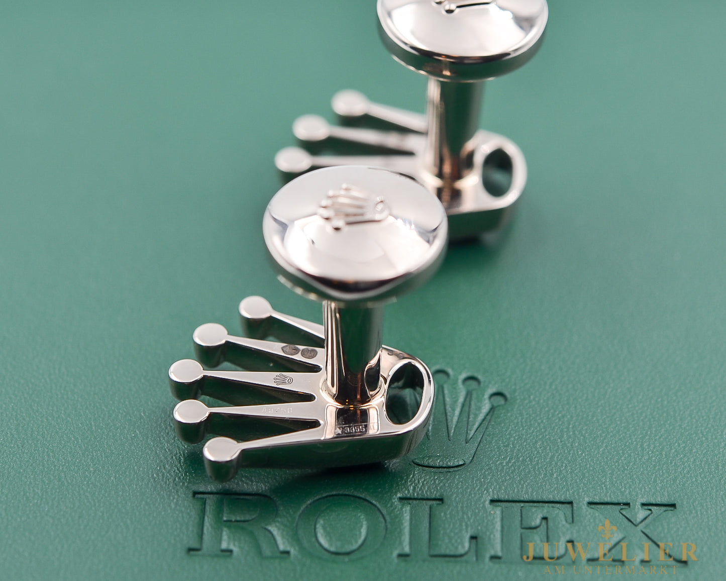 Rolex Manchettenknöpfe I Weißgold 18kt. I Box & Papiere I 2025