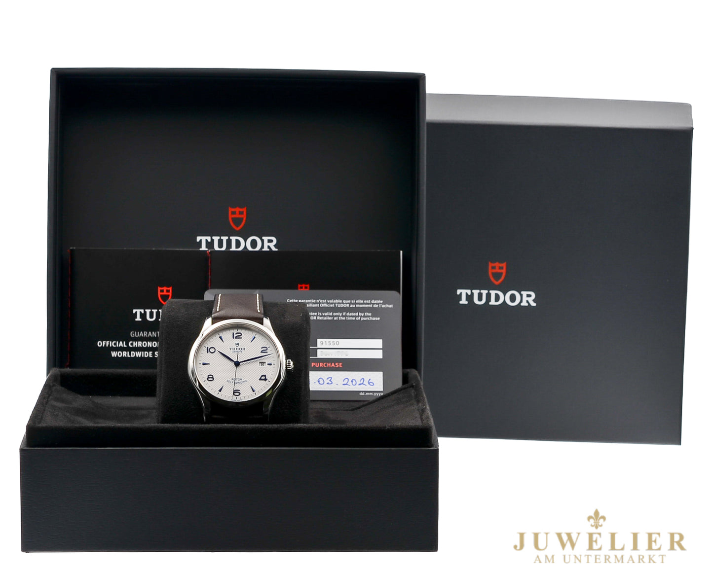 Tudor 1926 I NEW with Sticker 2026 I Box & Papers I Steel I 39mm I Ref. 91550