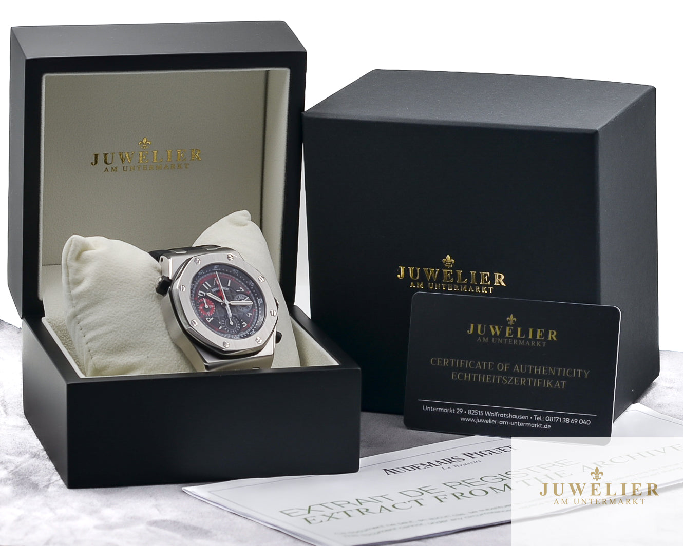 Audemars Piguet Royal Oak Offshore Alinghi Polaris I Steel I Kautschuck I Extract Feom Archive I 2005 I 26040ST