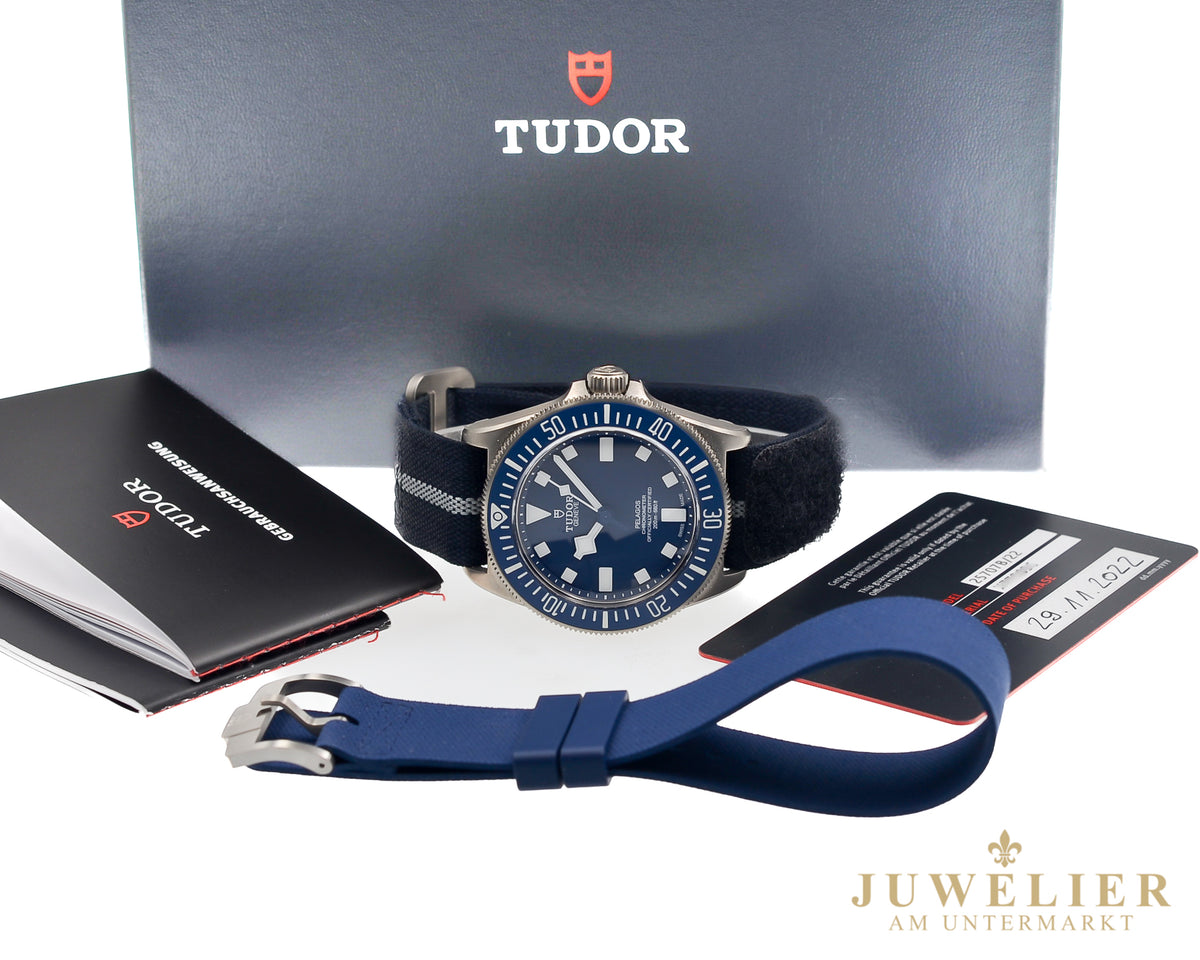 Tudor Pelagos I New with Sticker I Titan I 42mm I Marine National 22 I Box & Papers