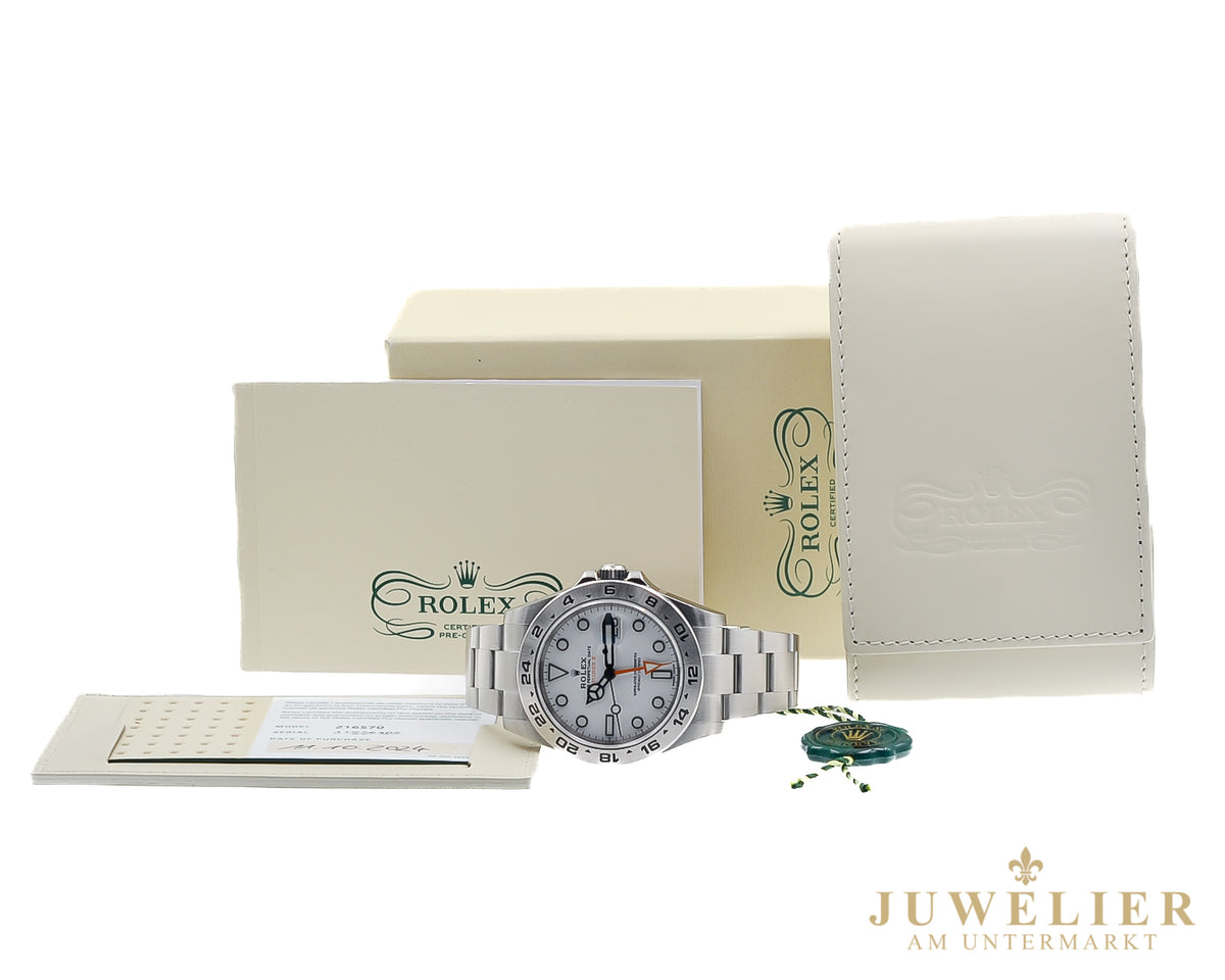 Rolex Explorer II I 42mm I Steel I Rolex CPO Box & Papers I Ref. 216570