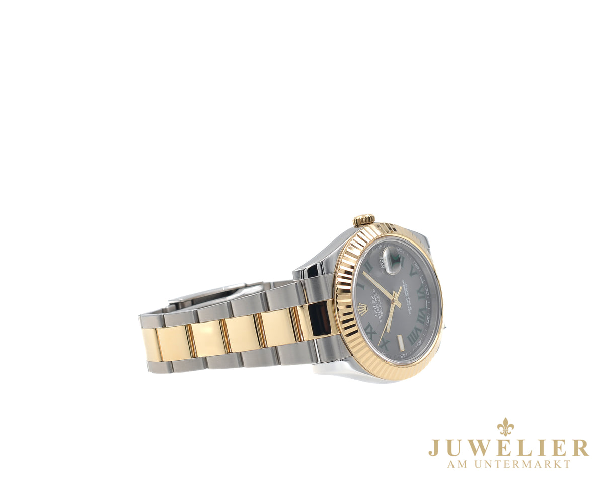 Rolex Datejust II I Wimbledon Dial I Steel / Gold 18kt. I Box & Papers I 2015 Ref. 116333