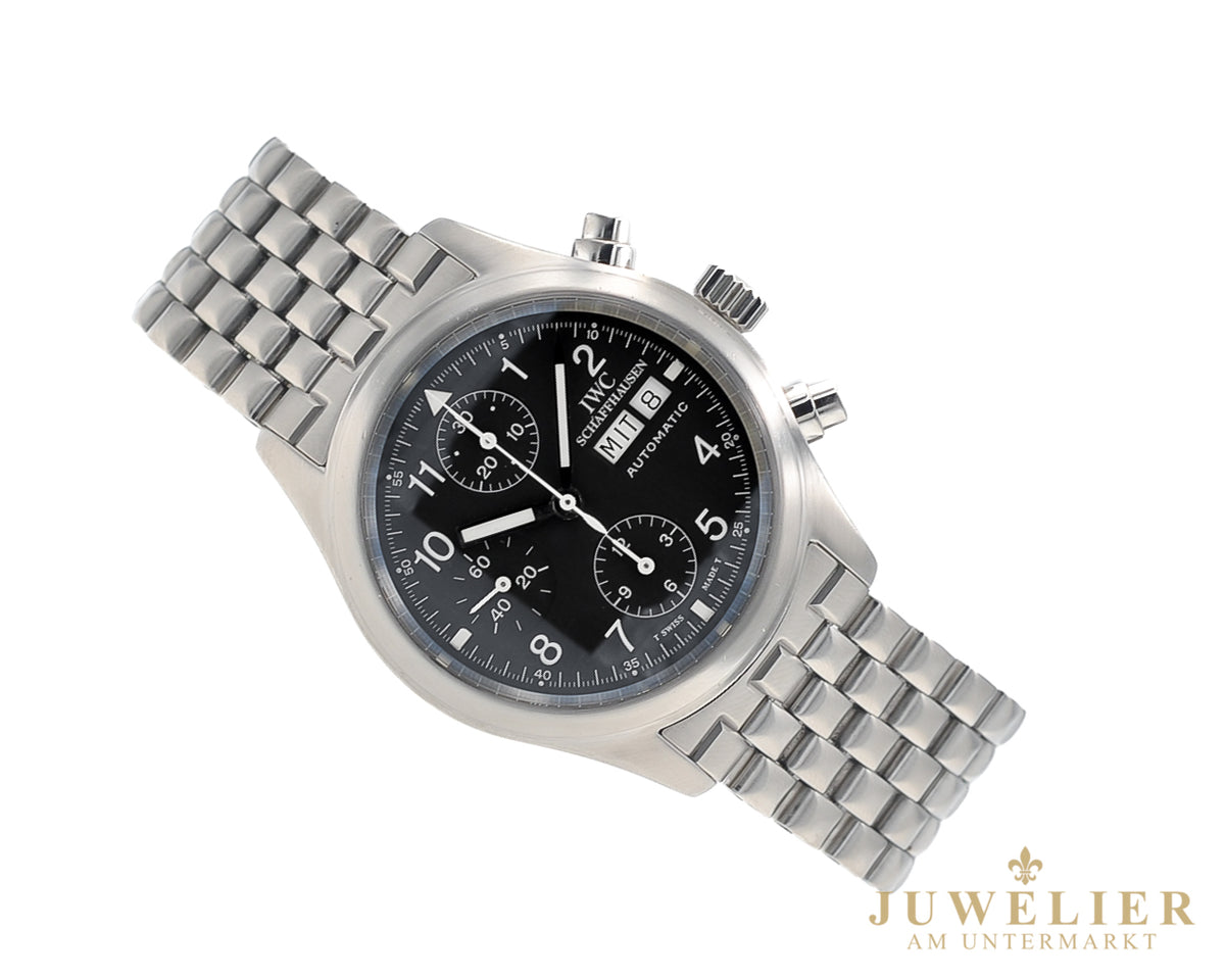 IWC Flieger-Chronograph I 39mm I Automatik I Day Date I Steel I IW3706