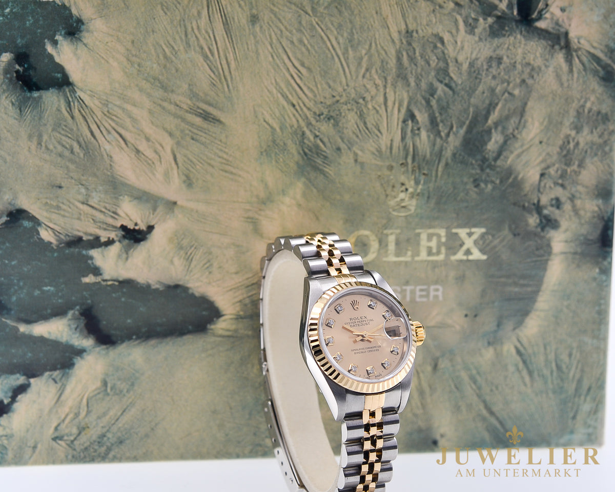 Rolex Lady Datejust I 26mm I Steel Gold 18kt. Jubilee I Diamond Dial I Box & Papers I 2003 I 79173