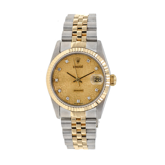 Rolex Datejust 31 I Medium I Diamond Dial I org. Papers I 68273