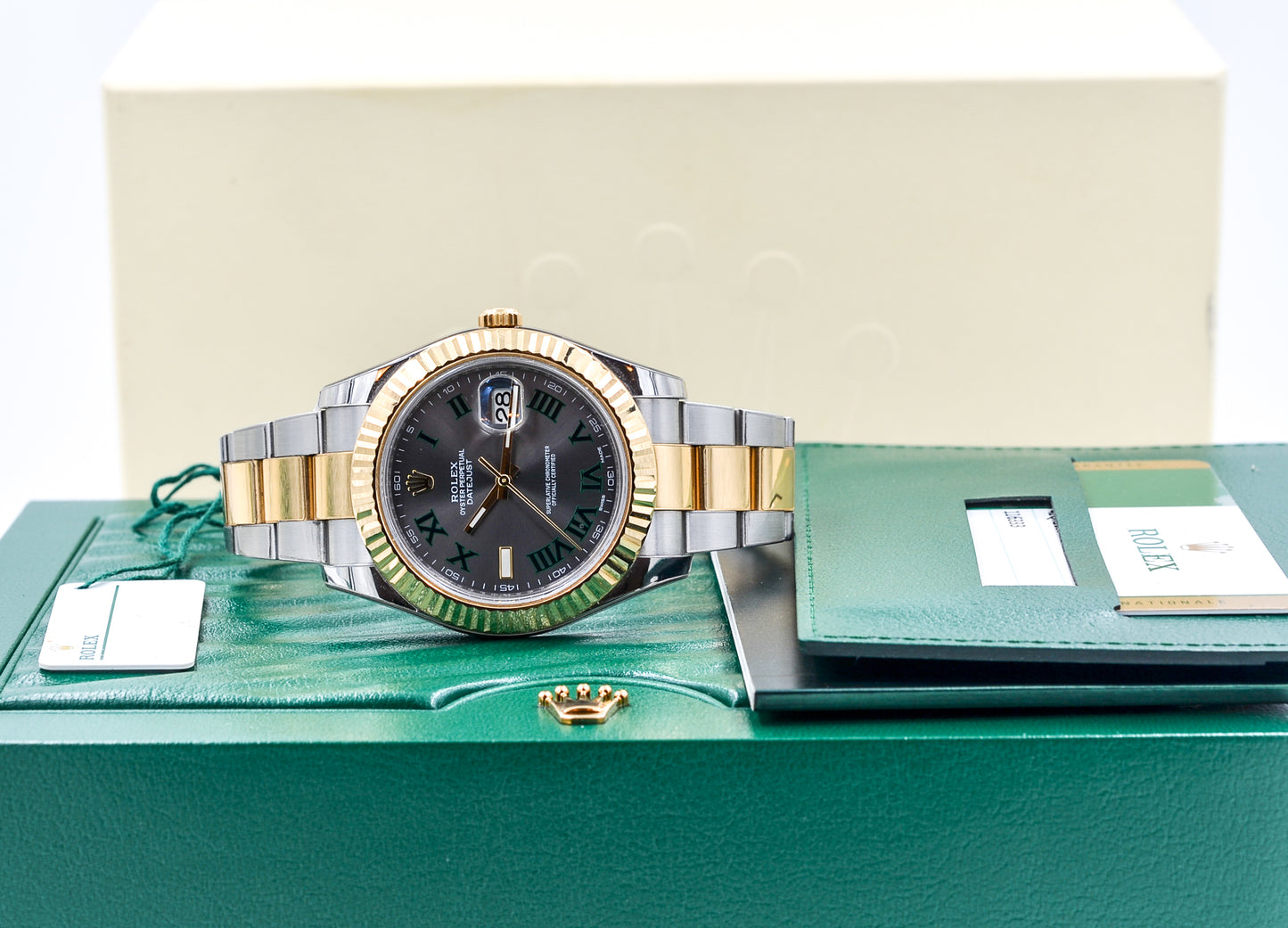 Rolex Datejust II " WIMBLEDON" I Box & Papers I 116333 I 2019