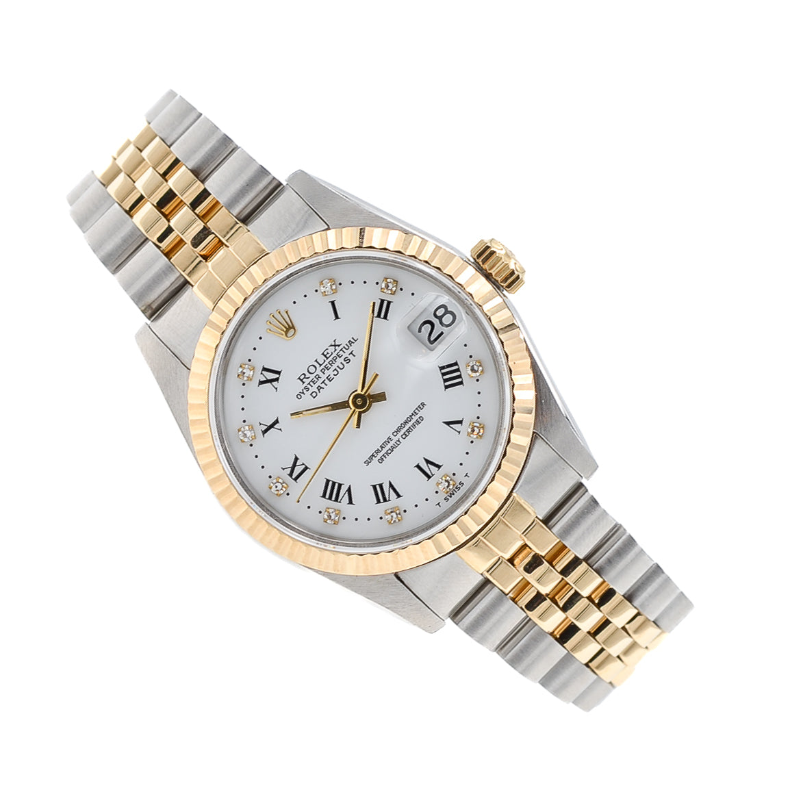 Rolex Datejust 31 I Medium I Diamond Dial I Steel/Gold 18kt. I org. Papers