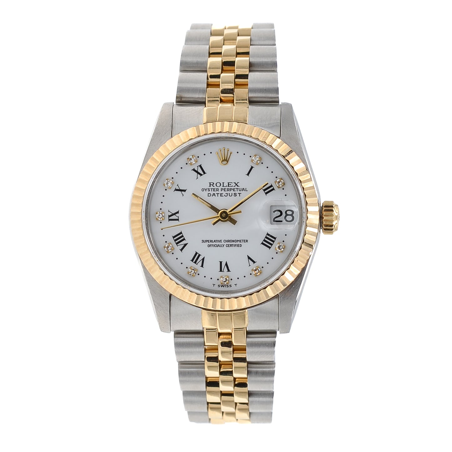 Rolex Datejust 31 I Medium I Diamond Dial I Steel/Gold 18kt. I org. Papers