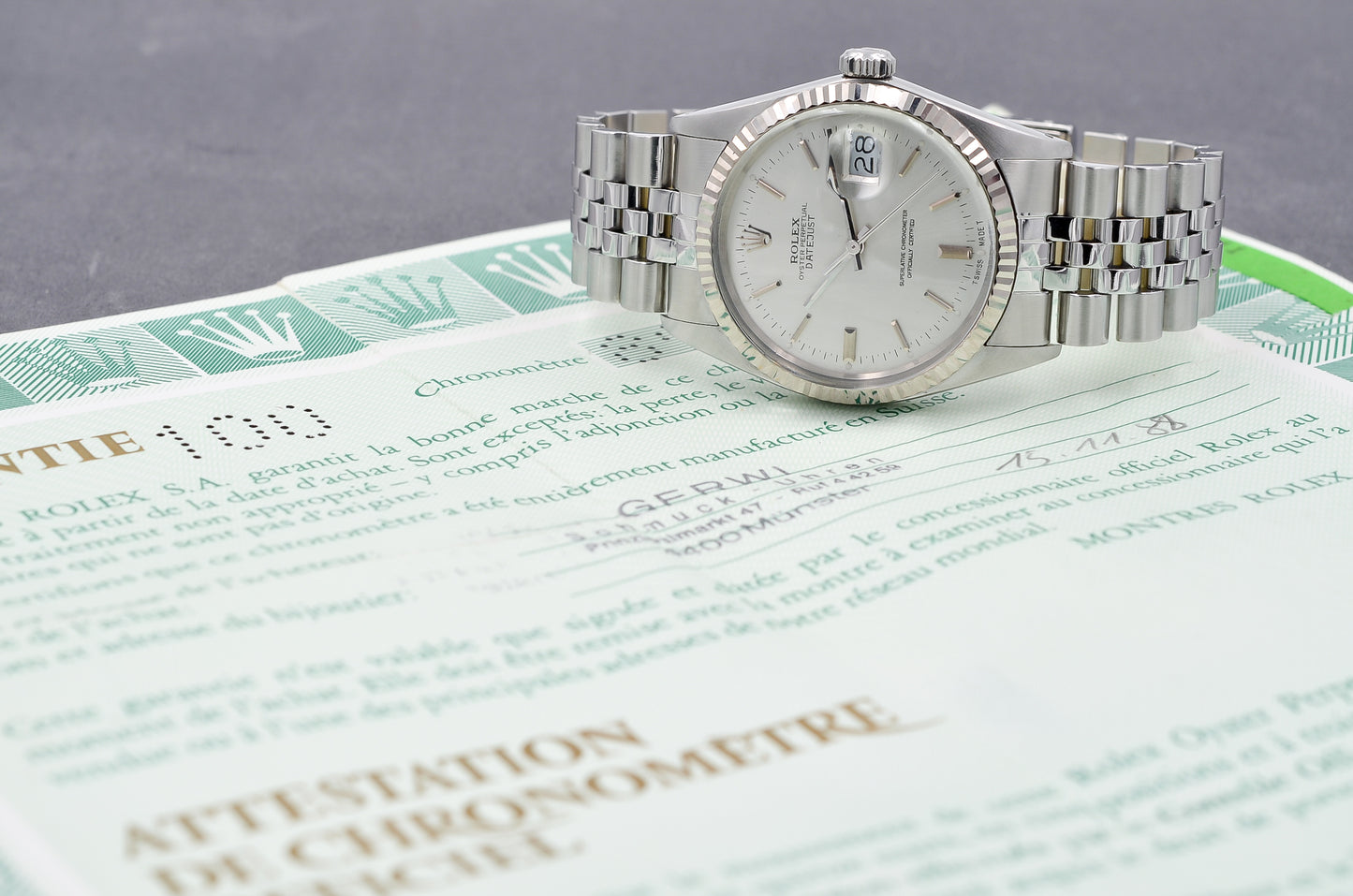 Rolex Datejust 36 I Ref. 16014 I Box & Papers I LC 100