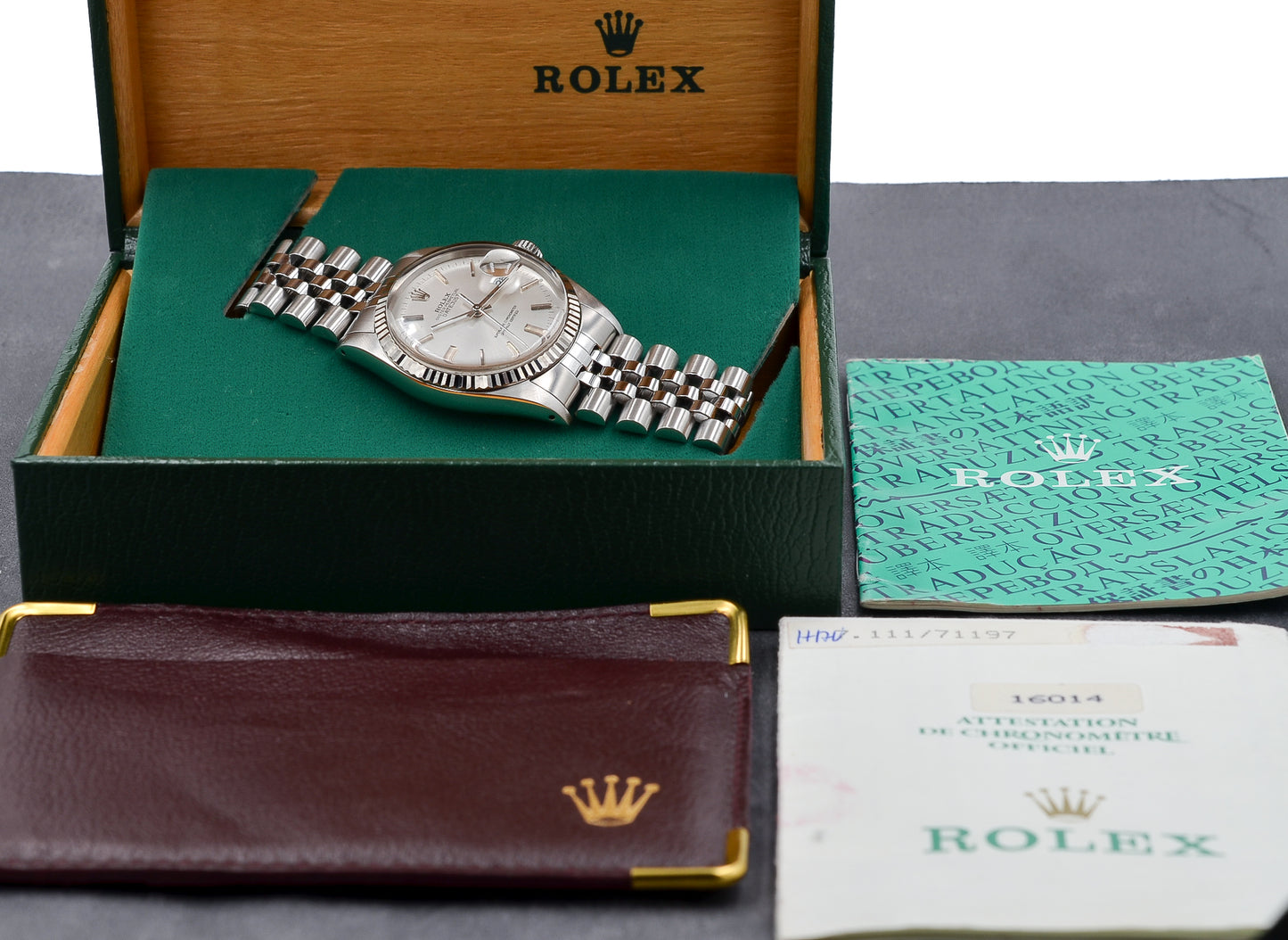 Rolex Datejust 36 I Ref. 16014 I Box & Papers I LC 100