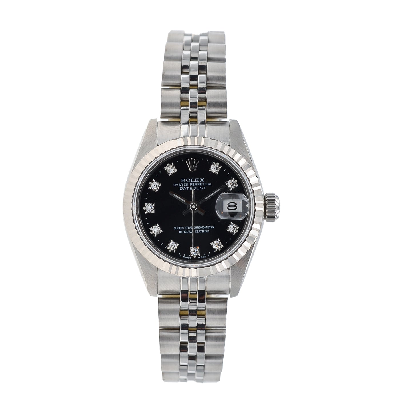 Rolex Lady Datejust 26 I Black Diamond Dial I org. Papers I 69174