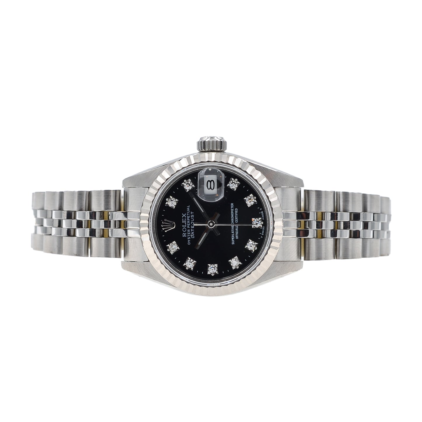 Rolex Lady Datejust 26 I Black Diamond Dial I org. Papers I 69174