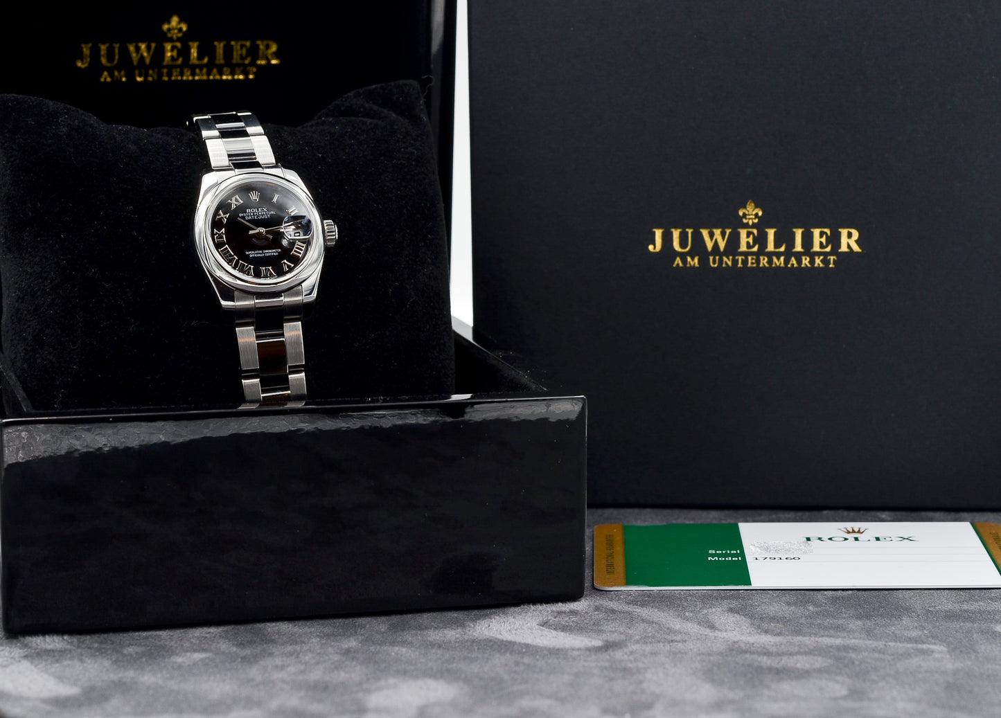 Rolex Lady Datejust 26 I Black Dial I Ref. 179160 I Papers I 2016