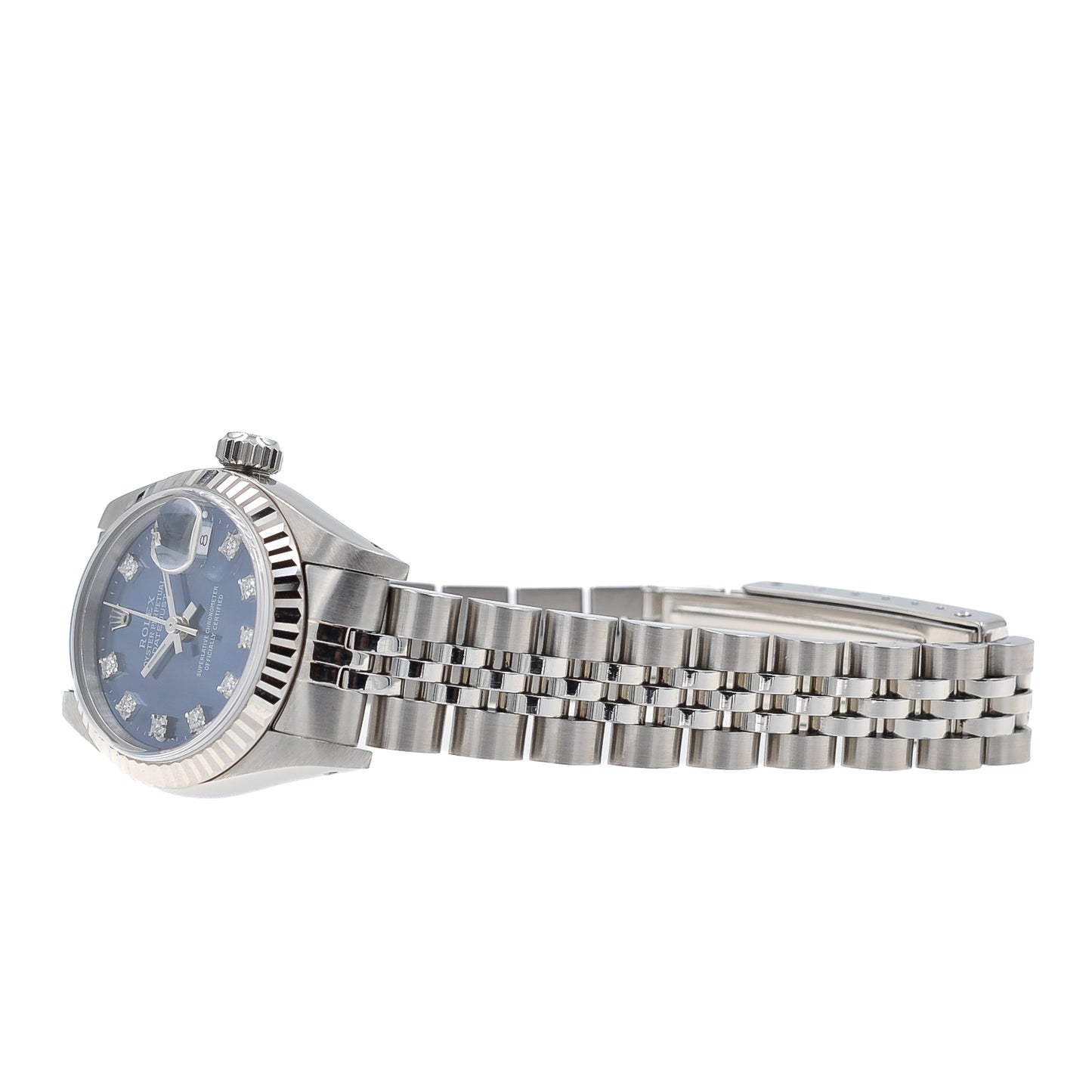 Rolex Lady Datejust 26 I Blue Diamond Dial I org. Papers I 69174