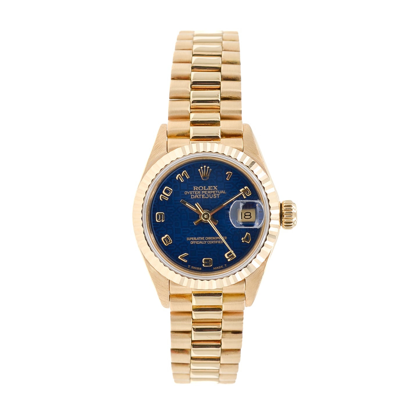 Rolex Lady Datejust 26 I Yellowgold 18kt. I President I 1981 I 69178