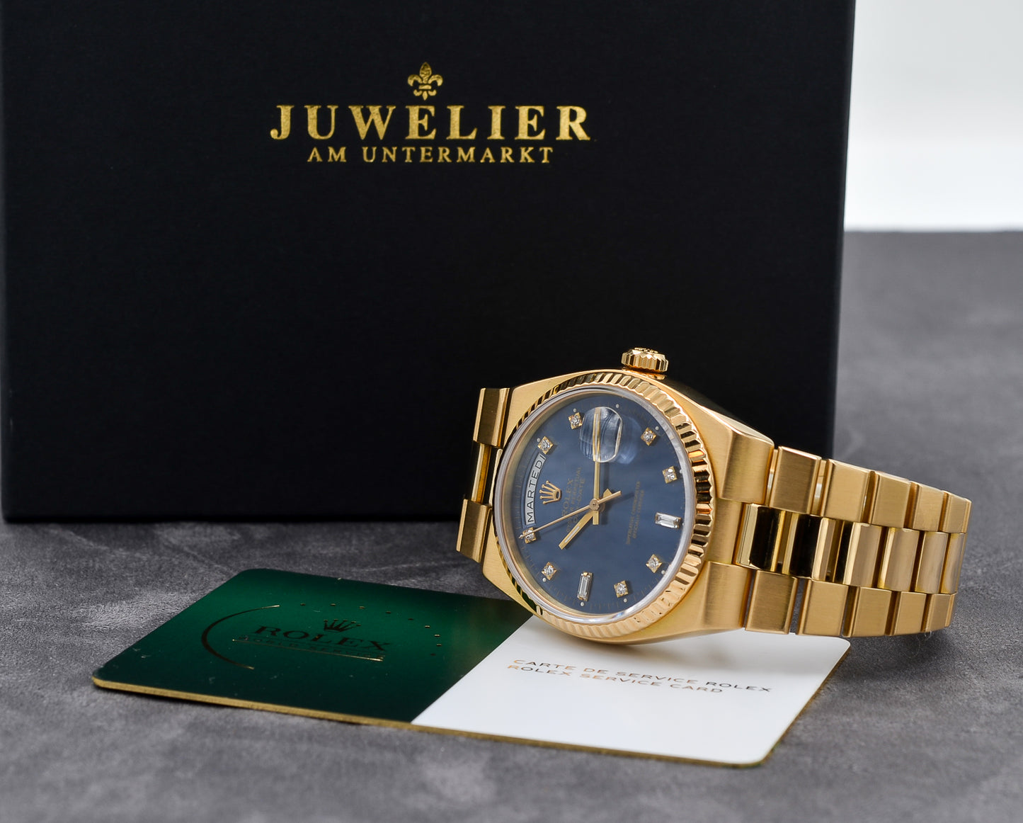 Rolex Day-Date 36 I Oysterquartz I Yellowgold I Rolex Service I Ref. 19018