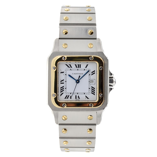 Cartier Santos Caree Steel / Gold 18kt. I Automatik I 2961