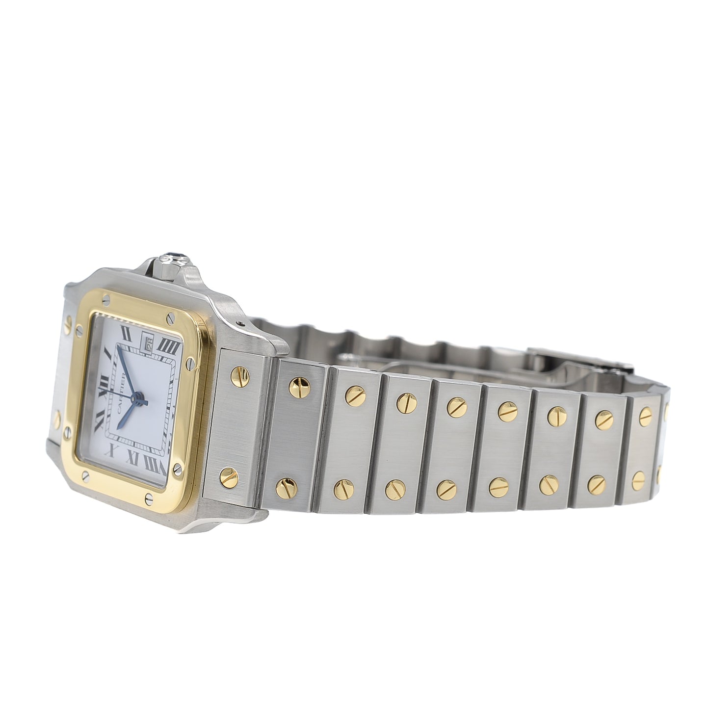 Cartier Santos Caree Steel / Gold 18kt. I Automatik I 2961