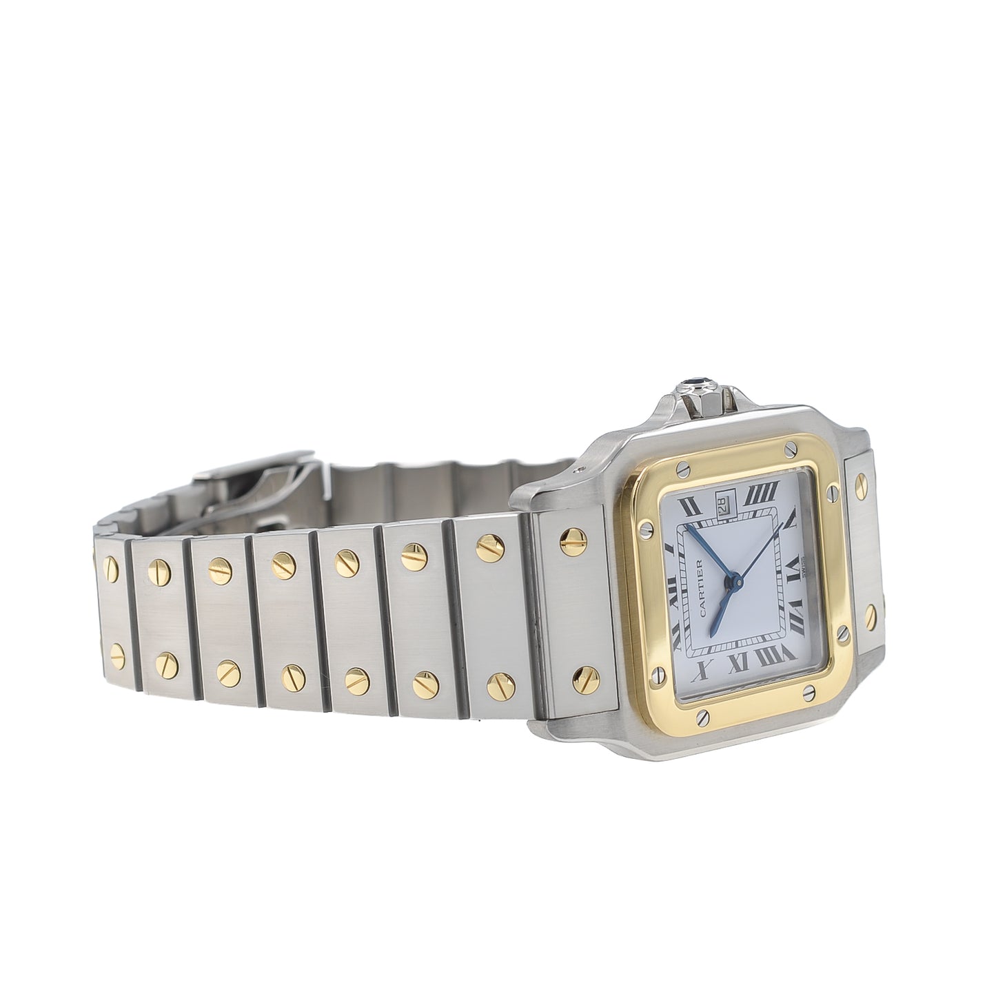Cartier Santos Caree Steel / Gold 18kt. I Automatik I 2961