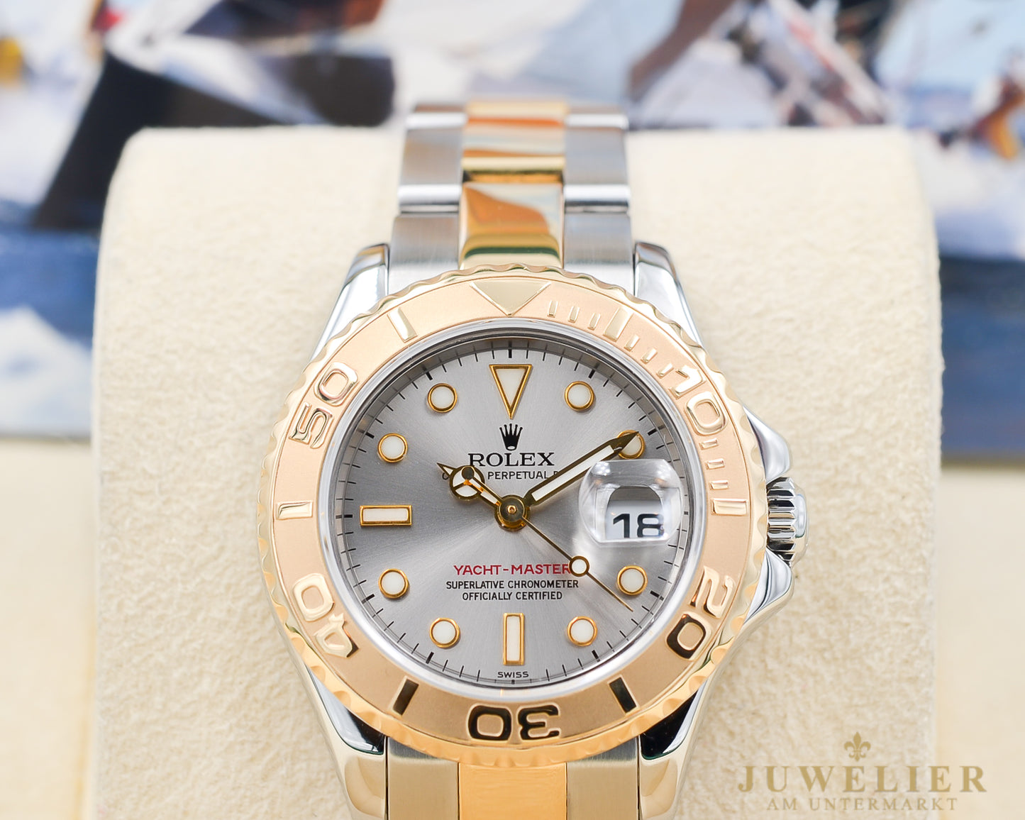 Rolex Yacht-Master Lady I 29mm I Bicolor I LC 100 Box & Papers I 2001 I 169623