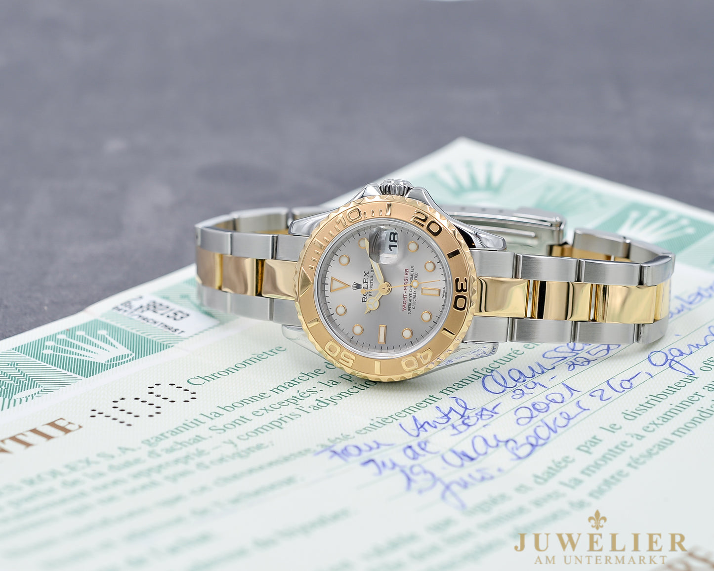 Rolex Yacht-Master Lady I 29mm I Bicolor I LC 100 Box & Papers I 2001 I 169623