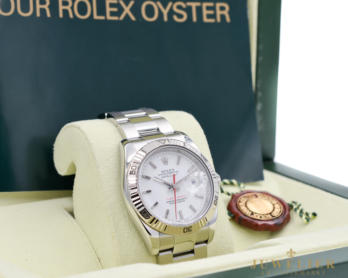 Rolex Datejust 36 Turn O Graph I Rolex Service I Box & Papers I 2009 I 116264