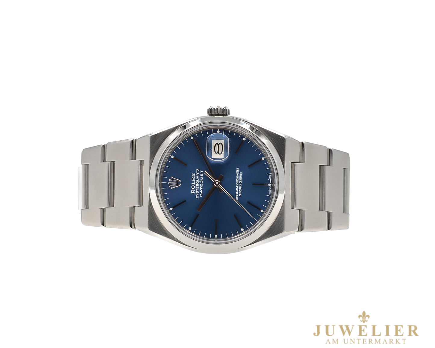Rolex Datejust Oysterquartz I Blue Dial I Box & Papers I Ref. 17000