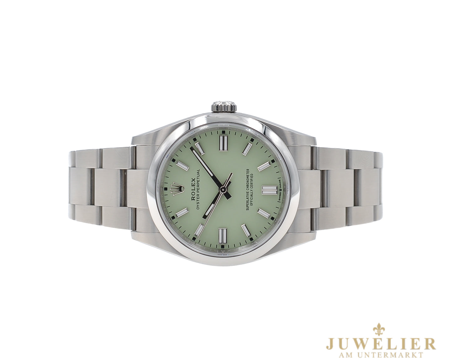 Rolex Oyster Perpetual 36 I Pistachio Dial I Box & Papers I 2025 I 126000