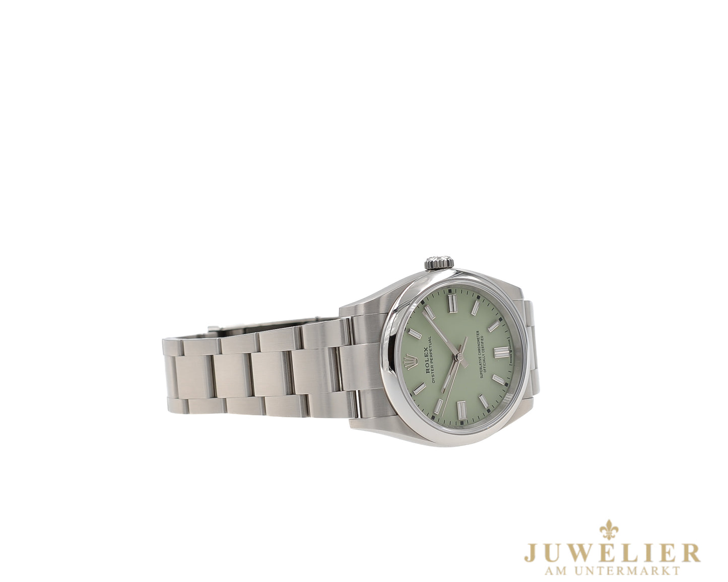 Rolex Oyster Perpetual 36 I Pistachio Dial I Box & Papers I 2025 I 126000