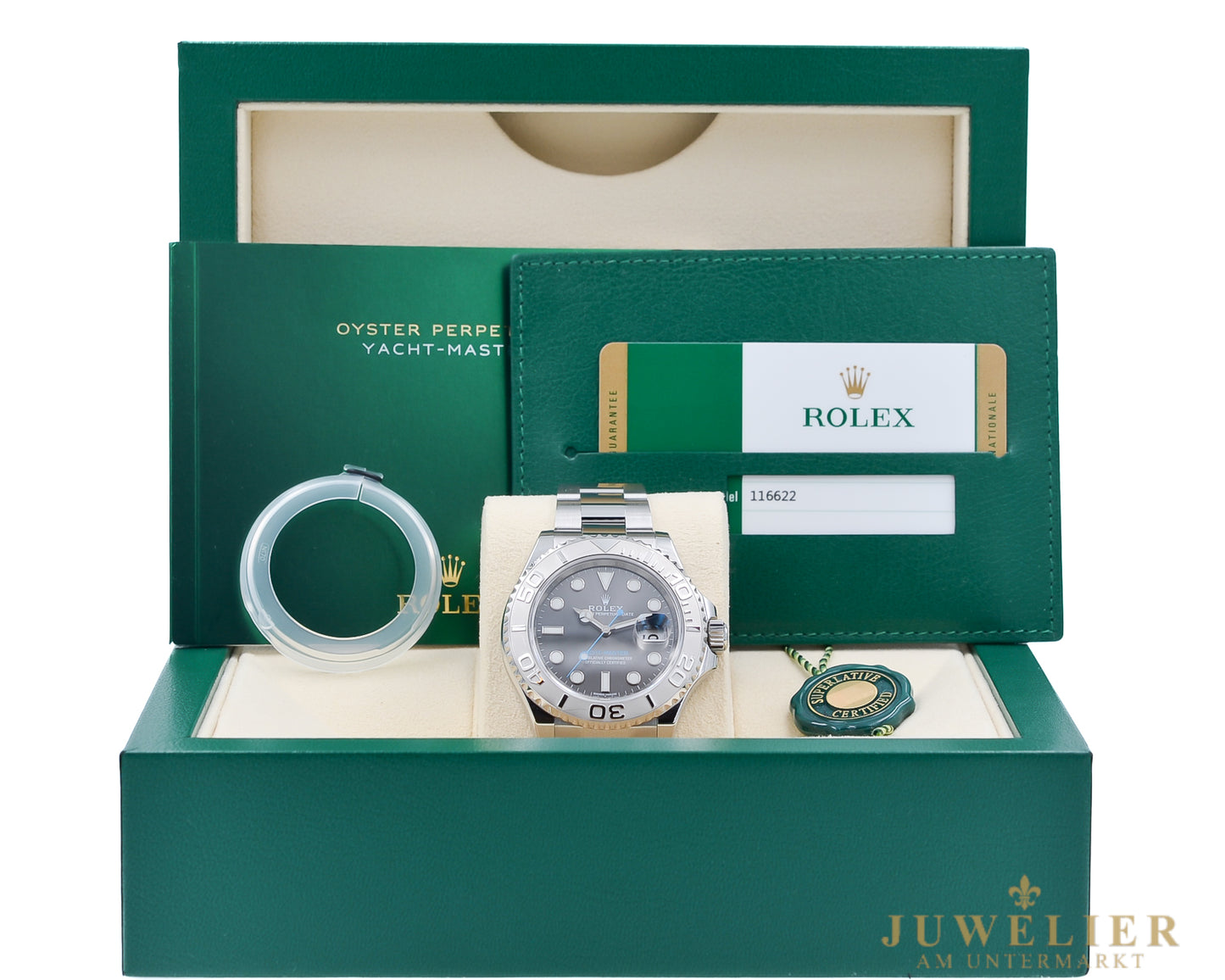 Rolex Yacht-Master 40 I Rhodium Dial I Box & Papers I 116622 I 2016