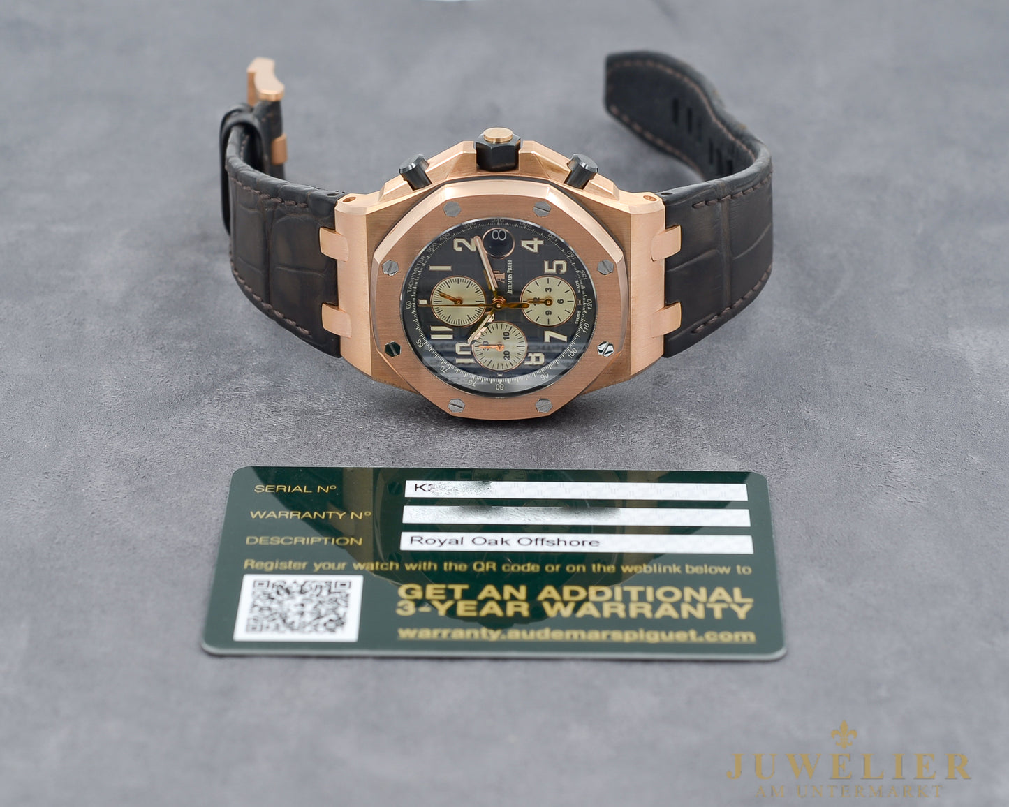 Audemars Piguet Royal Oak Offshore I Box & Papers I Rosegold 18kt.