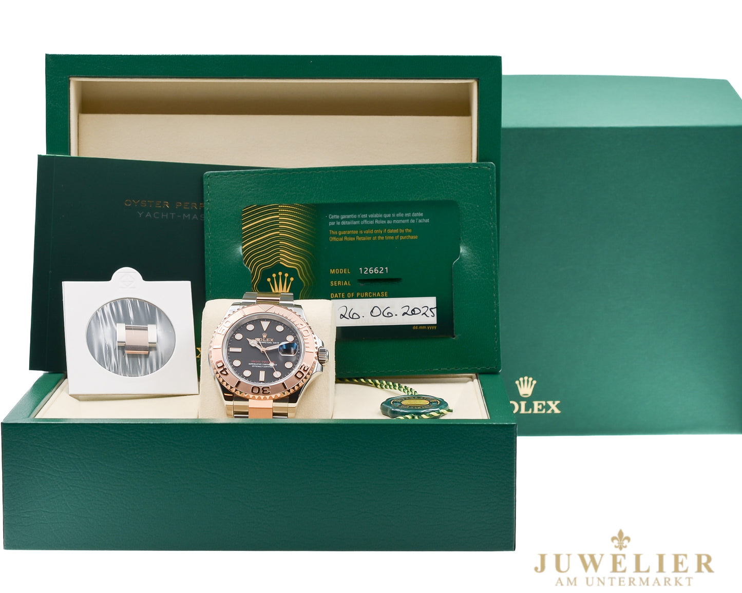 Rolex Yacht-Master 40 I Bicolor I Rosegold I Box & Papers I 2025 I 126621