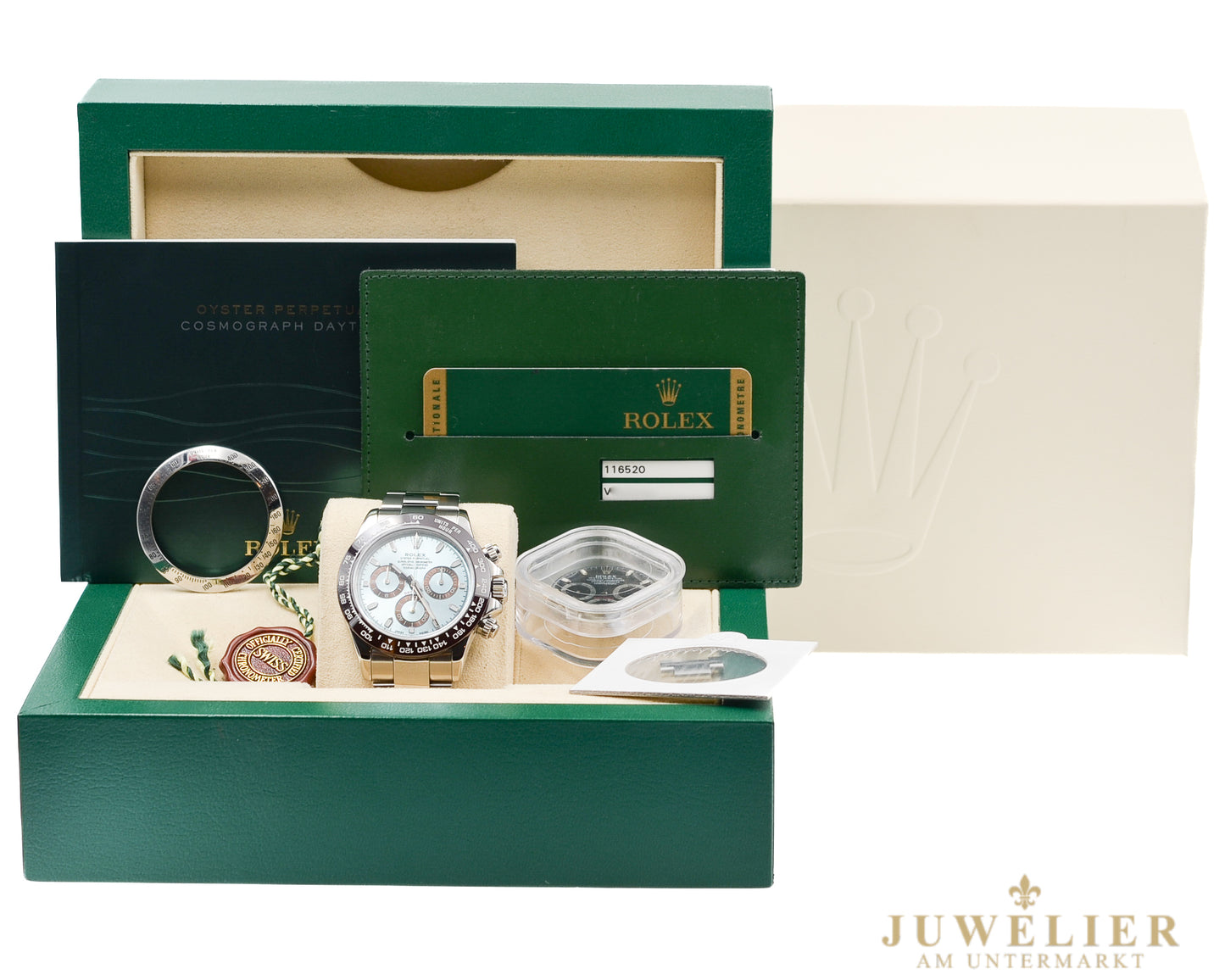 Rolex Daytona I Platin Design I Box & Papers I 2010 I 116520