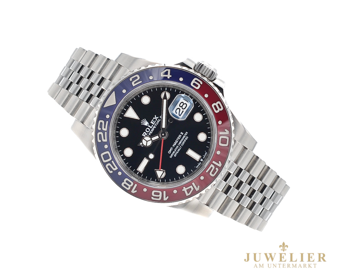 Rolex GMT-Master II I Pepsi I LC 100 I Box & Papers I 2020 I 126710BLRO