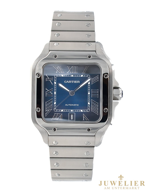 Cartier Santos De Cartier I Blue Dial I Box & Papers I WSSA0030 I 2021