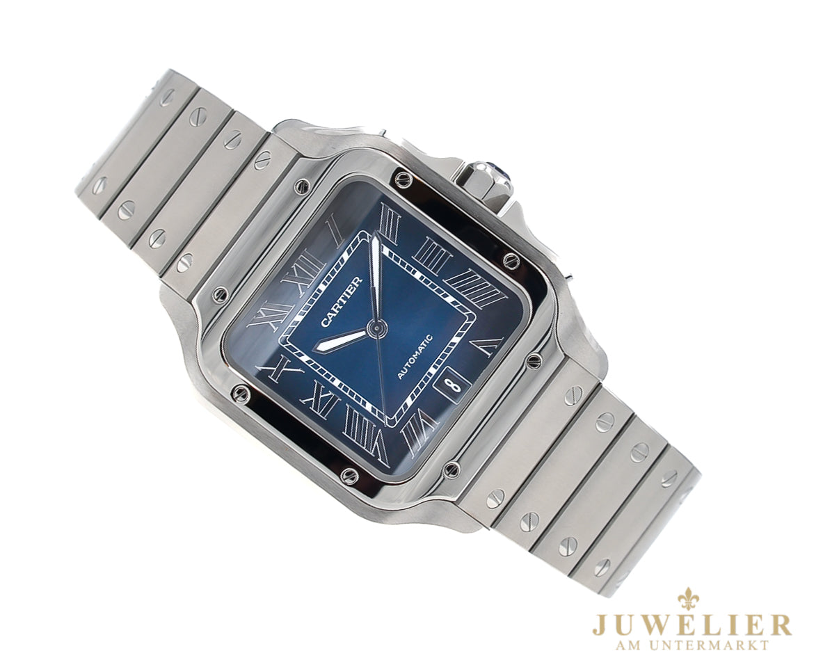 Cartier Santos De Cartier I Blue Dial I Box & Papers I WSSA0030 I 2021