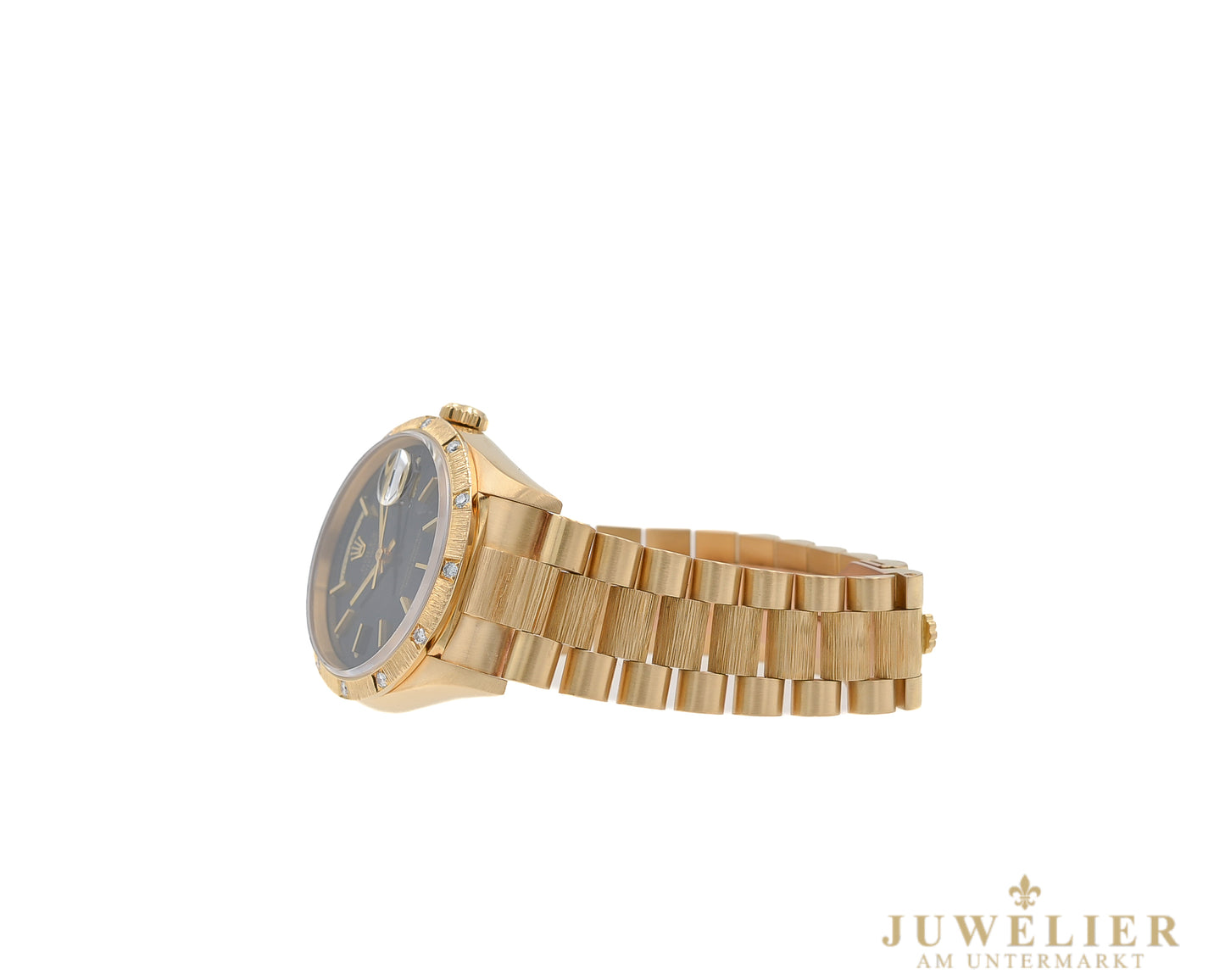 Rolex Day-Date 36 I Borke I Rare Diamond Bezel I Yellowgold 18kt. I Ref. 18248