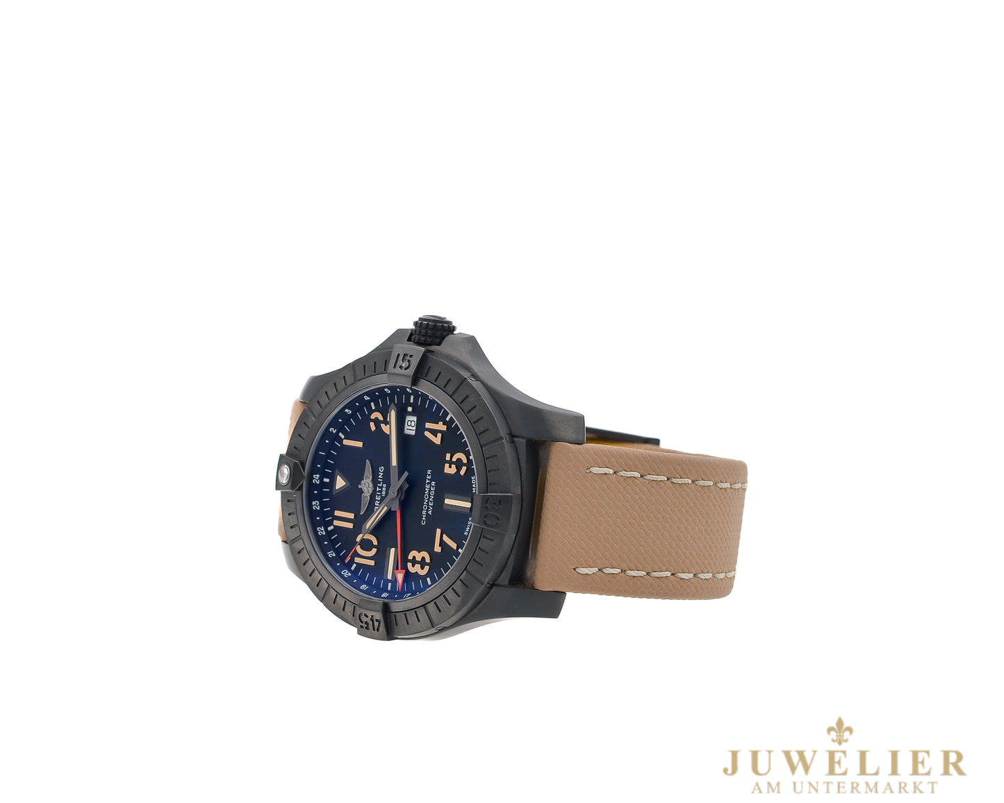 Breitling Avenger GMT Night Mission 45 I Titan I Full-Set I V32395