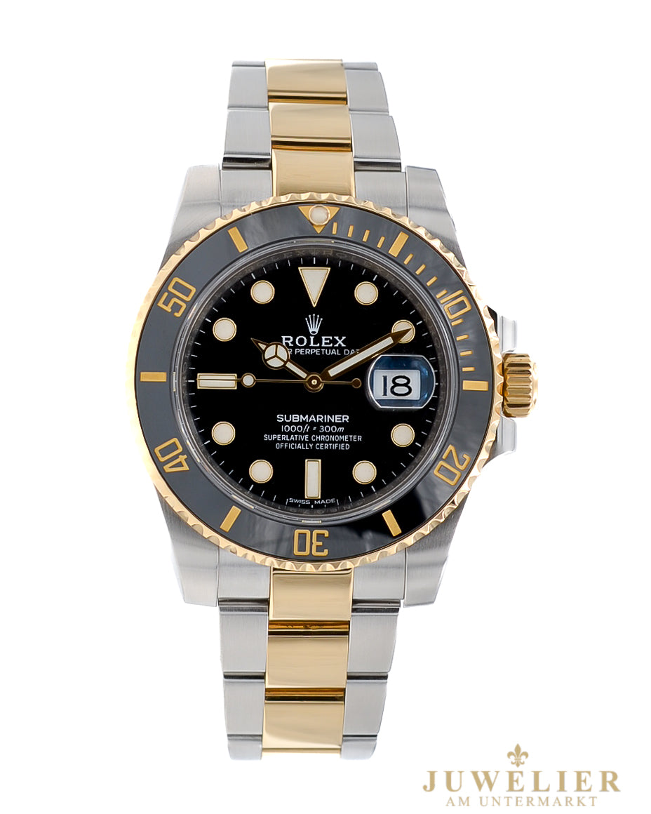 Rolex Submariner Date I Bicolor 18kt. Bj. 2020 I Box & Papers I Ref. 116613LN