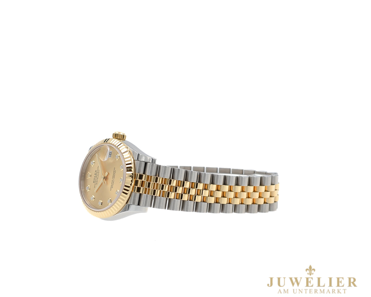 Rolex Datejust 31 I Steel / Gold 18kt. I Jubilee I Diamond Dial I Box & Papers I 2022