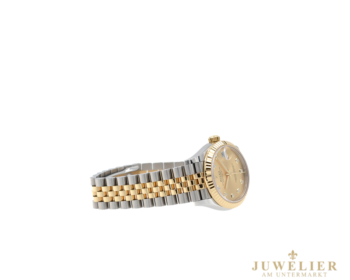 Rolex Datejust 31 I Steel / Gold 18kt. I Jubilee I Diamond Dial I Box & Papers I 2022