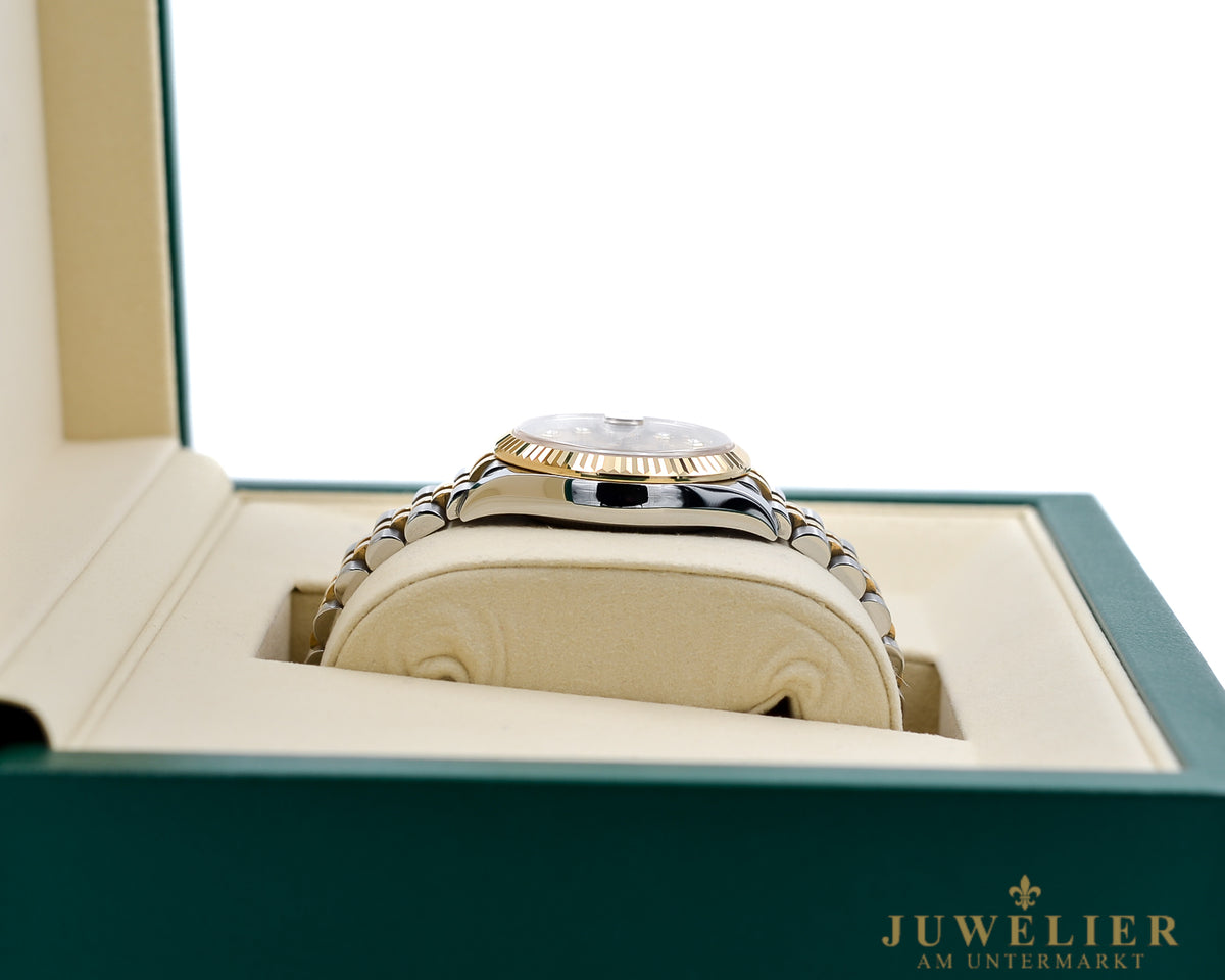 Rolex Datejust 31 I Steel / Gold 18kt. I Jubilee I Diamond Dial I Box & Papers I 2022