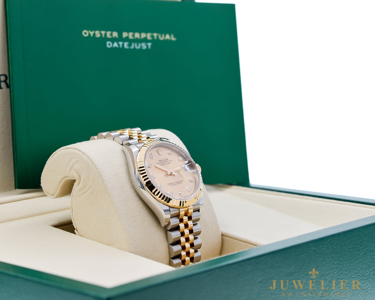 Rolex Datejust 31 I Steel / Gold 18kt. I Jubilee I Diamond Dial I Box & Papers I 2022